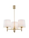 Argon PONTE PLUS 3 fl. chandelier 3x15W (max) cream dark brass 6110