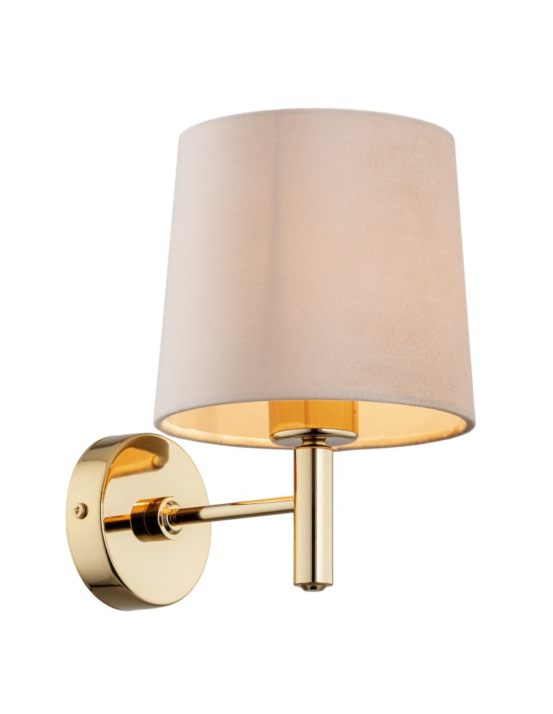 Classic wall lamps - Argon PONTE PLUS wall lamp 1 pł. 1x15W (max) beige dark brass 4727 - product kolory-swiatla.pl 1