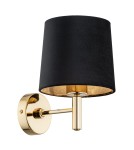 Classic wall lamps - Argon PONTE PLUS wall lamp 1 pł. 1x15W (max) black dark brass 4729 - product 1