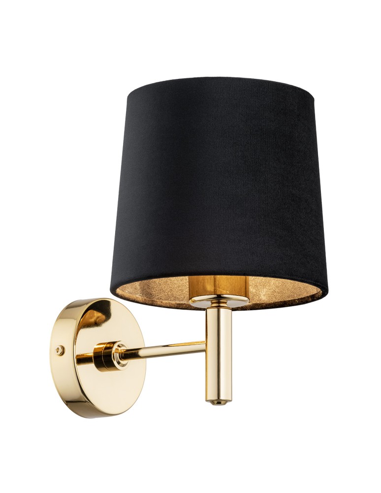 Classic wall lamps - Argon PONTE PLUS wall lamp 1 pł. 1x15W (max) black dark brass 4729 - product kolory-swiatla.pl 1