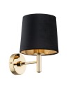 Argon PONTE PLUS wall lamp 1 pł. 1x15W (max) black dark brass 4729