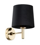 Classic wall lamps - Argon PONTE PLUS wall lamp 1 pł. 1x15W (max) black dark brass 4729 - product 2