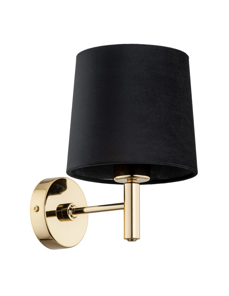 Classic wall lamps - Argon PONTE PLUS wall lamp 1 pł. 1x15W (max) black dark brass 4729 - product kolory-swiatla.pl 2