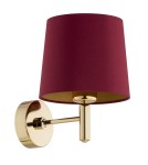 Classic wall lamps - Argon PONTE PLUS wall lamp 1 pł. 1x15W (max) red dark brass 8311 - product 2