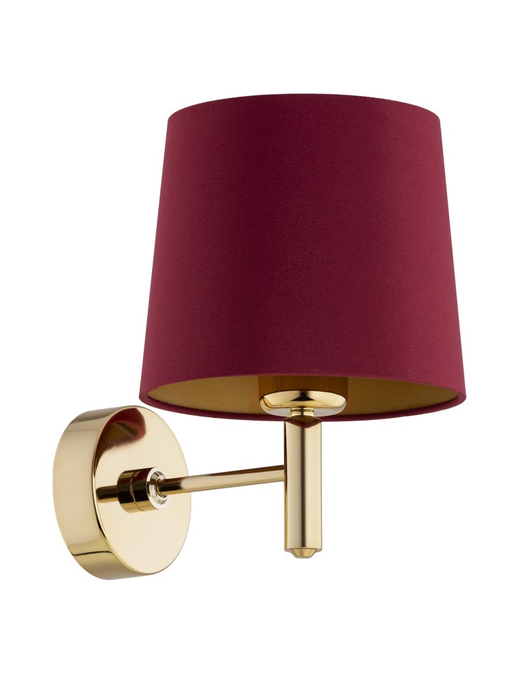 Classic wall lamps - Argon PONTE PLUS wall lamp 1 pł. 1x15W (max) red dark brass 8311 - product kolory-swiatla.pl 2