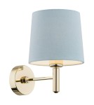 Classic wall lamps - Argon PONTE wall lamp 1 pł. 1x15W (max) blue dark brass 4347 - product 1