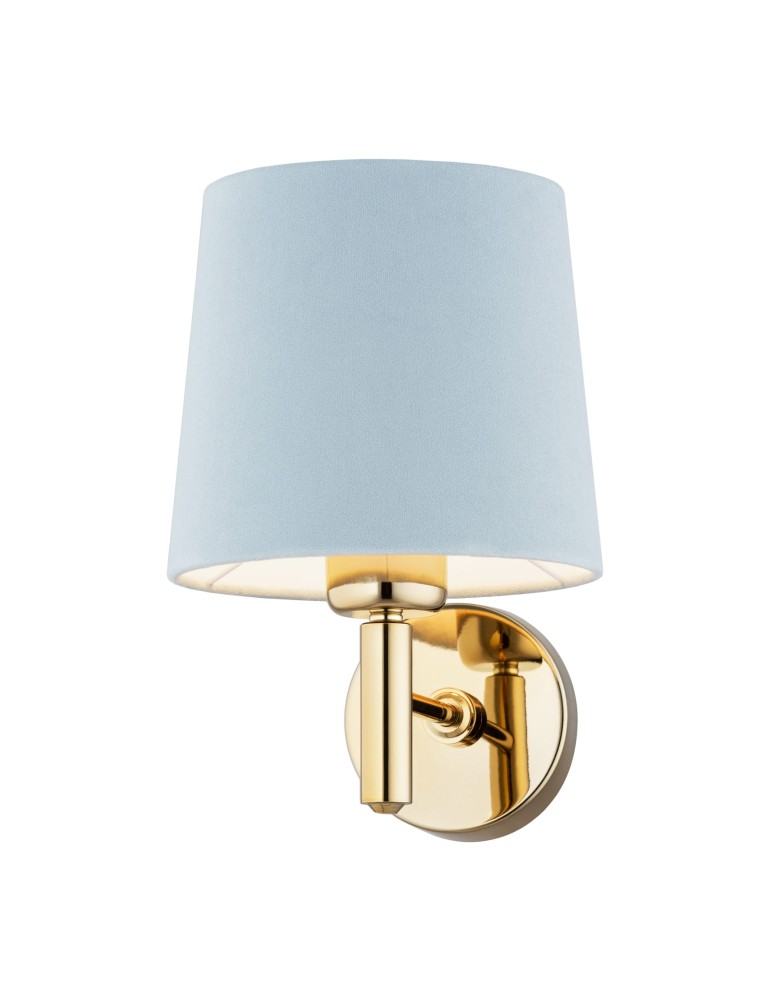 Classic wall lamps - Argon PONTE wall lamp 1 pł. 1x15W (max) blue dark brass 4347 - product kolory-swiatla.pl 5