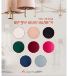 Classic chandeliers - Argon PONTE 5 fl. pendant lamp 5x15W (max) blue dark brass 2085 - product 4