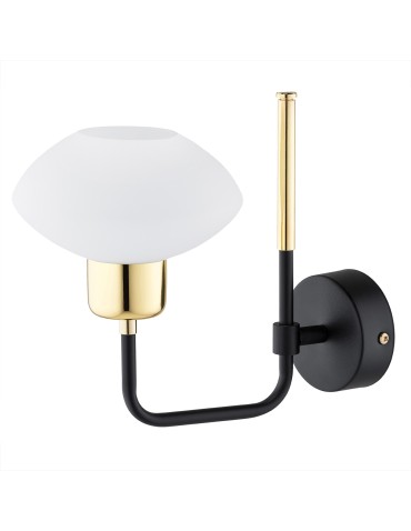 Argon RAVELLO wall lamp 1 pł. 1x7W (max) opal mat black structure 8032 - product 2