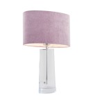 Glass standing lamps - Argon PRATO 1 fl. table lamp 1x15W (max) pink transparent 3841 - product 1