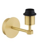 Wall lamps with lampshade - Argon PRINCETON 8545 satin lampshade, brass - product 4