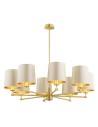 Argon PRINCETON 5071 satin lampshade, brass