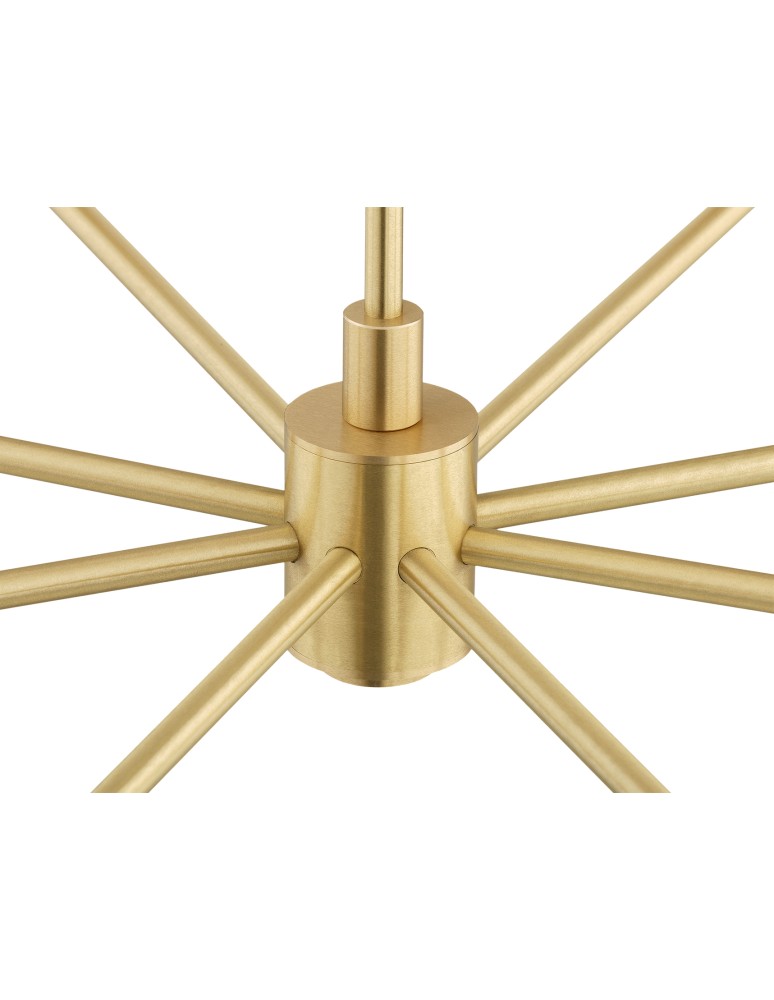 Gold chandeliers - Argon PRINCETON 5071 satin lampshade, brass - product kolory-swiatla.pl 5
