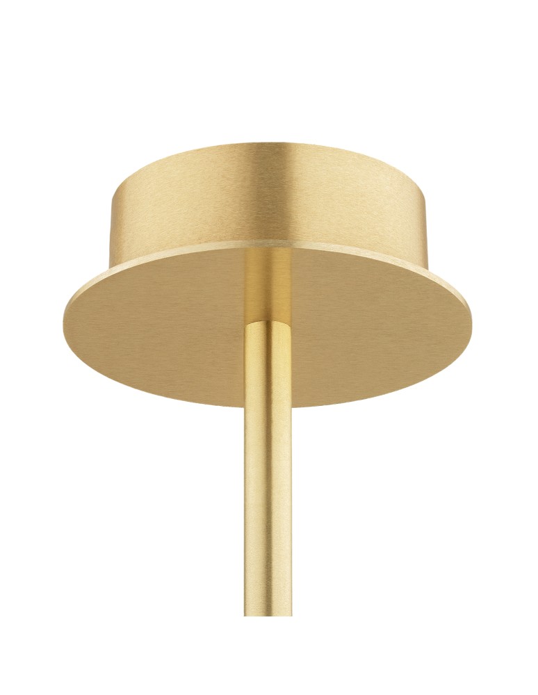 Gold chandeliers - Argon PRINCETON 5071 satin lampshade, brass - product kolory-swiatla.pl 6