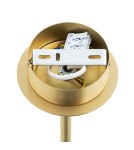 Gold chandeliers - Argon PRINCETON 5071 satin lampshade, brass - product 8