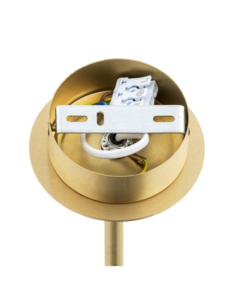 Gold chandeliers - Argon PRINCETON 5071 satin lampshade, brass - product kolory-swiatla.pl 8