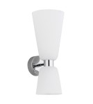 Argon RENO kinkiet 2 pł. 2x7W (max) opal mat chrom 1033