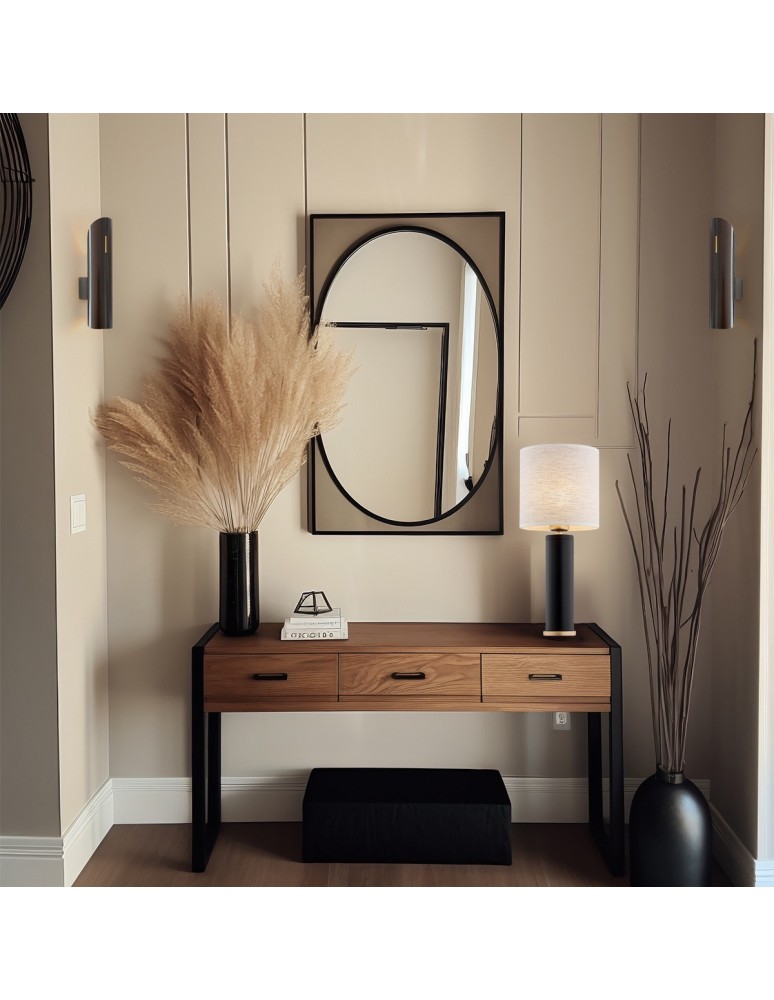 Modern table lamps - Argon RIVA l. table 1 fl. 1x15W (max) linen black 8316 - product kolory-swiatla.pl 3