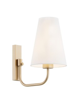 Argon SAFIANO kinkiet 1 pł. 1x15W (max) biały złoty 8312