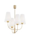 Argon SAFIANO 4 fl. chandelier 4x15W (max) white gold 1821