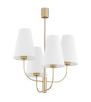 4 point chandelier - Argon SAFIANO 4 fl. chandelier 4x15W (max) white gold 1821 - product 2