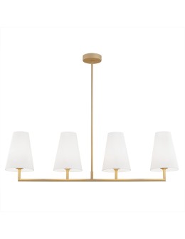 Argon SAFIANO lampa wisząca 4 pł. 4x15W (max) biały złoty 1828