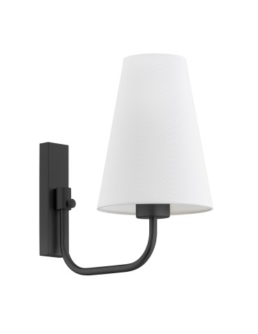 Argon SAFIANO wall lamp 1 pł. 1x15W (max) white black 8376 - product 2