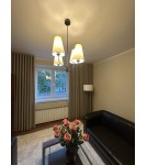 4 point chandelier - Argon SAFIANO chandelier 4 fl. 4x15W (max) white black 1822 - product 3