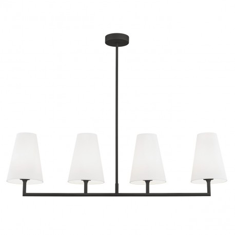 Argon SAFIANO lampa wisząca 4 pł. 4x15W (max) biały czarny 1831