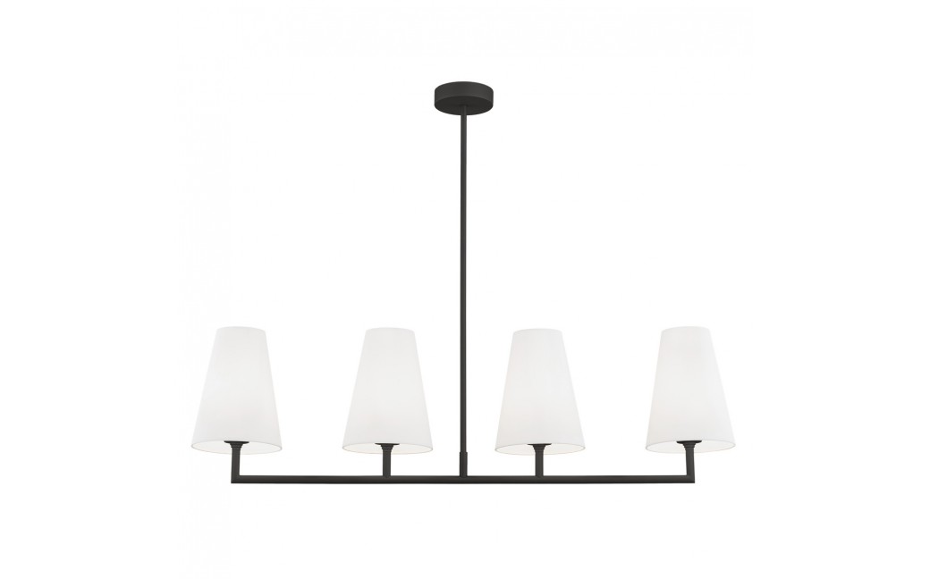 Argon SAFIANO lampa wisząca 4 pł. 4x15W (max) biały czarny 1831