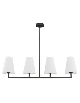 Argon SAFIANO lampa wisząca 4 pł. 4x15W (max) biały czarny 1831 - produkt 2