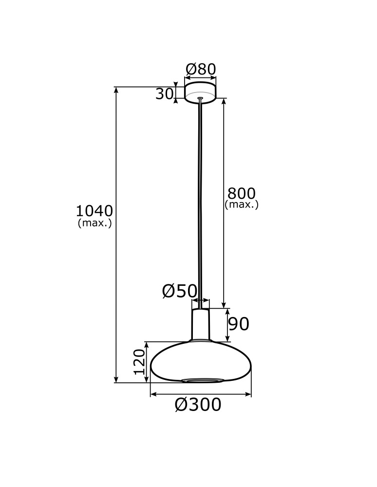 Single pendant lamps - Argon SAGUNTO 1 fl. pendant lamp 1x15W (max) opal mat brass 4358 - product kolory-swiatla.pl 6