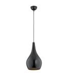 Single pendant lamps - Argon SANTANA pendant lamp 1 pł 1x15W (max) black gloss black 3997 - product 1
