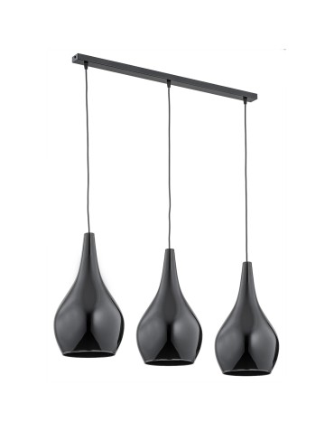Argon SANTANA pendant lamp 3 pł 3x15W (max) black gloss black 1409