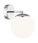 Bathroom wall lamps - Argon SATELITE wall lamp 1 pł. 1x15W (max) opal mat IP44 chrome 3988 - product 1