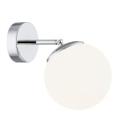 Bathroom wall lamps - Argon SATELITE wall lamp 1 pł. 1x15W (max) opal mat IP44 chrome 3988 - product 4