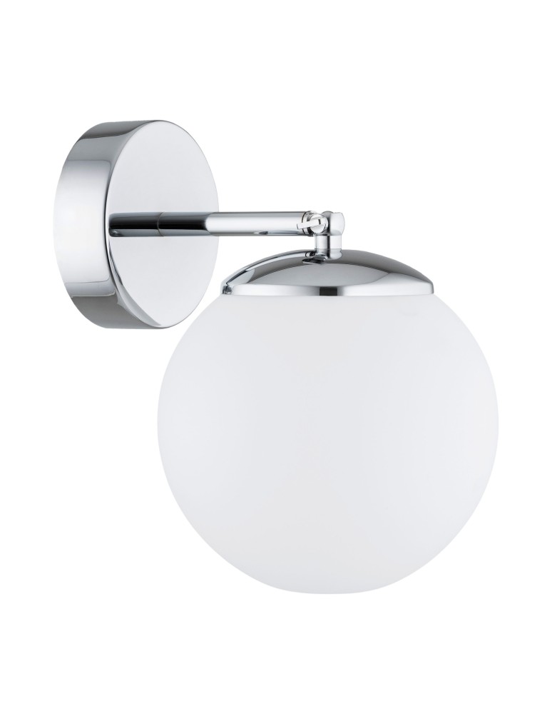 Bathroom wall lamps - Argon SATELITE wall lamp 1 pł. 1x15W (max) opal mat IP44 chrome 3988 - product kolory-swiatla.pl 6