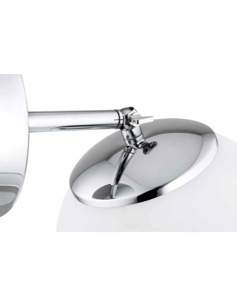 Bathroom wall lamps - Argon SATELITE wall lamp 1 pł. 1x15W (max) opal mat IP44 chrome 3988 - product kolory-swiatla.pl 8