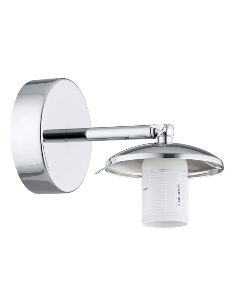 Bathroom wall lamps - Argon SATELITE wall lamp 1 pł. 1x15W (max) opal mat IP44 chrome 3988 - product kolory-swiatla.pl 9