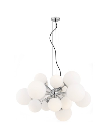 Argon SATELITE chandelier 15 pł. 15x15W (max) opal matt chrome 5021