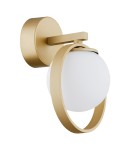 Wall lamps spheres - Argon SATURNIA wall lamp 1 pł. 1x6W (max) opal matt gold 8259 - product 2