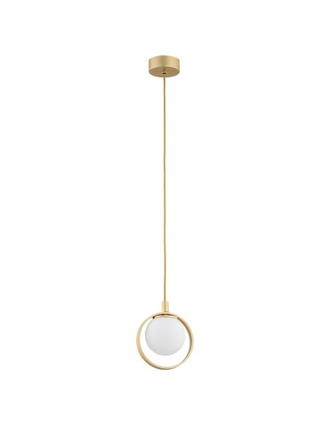 Argon SATURNIA 1 pł. pendant 1x6W (max) opal matt gold 8257 - product 2