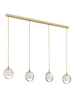 Argon SATURNIA 4 fl. pendant 4x6W (max) opal matt gold 1809 - product 2