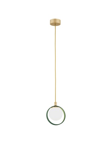 Argon SATURNIA 1 pł. pendant 1x6W (max) opal mat green 8256