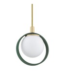 Single pendant lamps - Argon SATURNIA 1 pł. pendant 1x6W (max) opal mat green 8256 - product 3