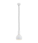 Single pendant lamps - Argon SINES pendant lamp 1 pł. 1x15W (max) white structure brass elements 4215 - product 1