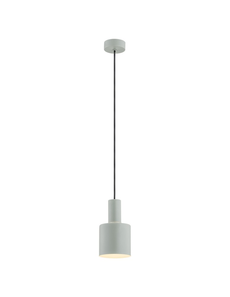 Single pendant lamps - Argon SINES pendant lamp 1 pł. 1x15W (max) sage structure brass elements 4217 - product kolory-swiatla.pl 1