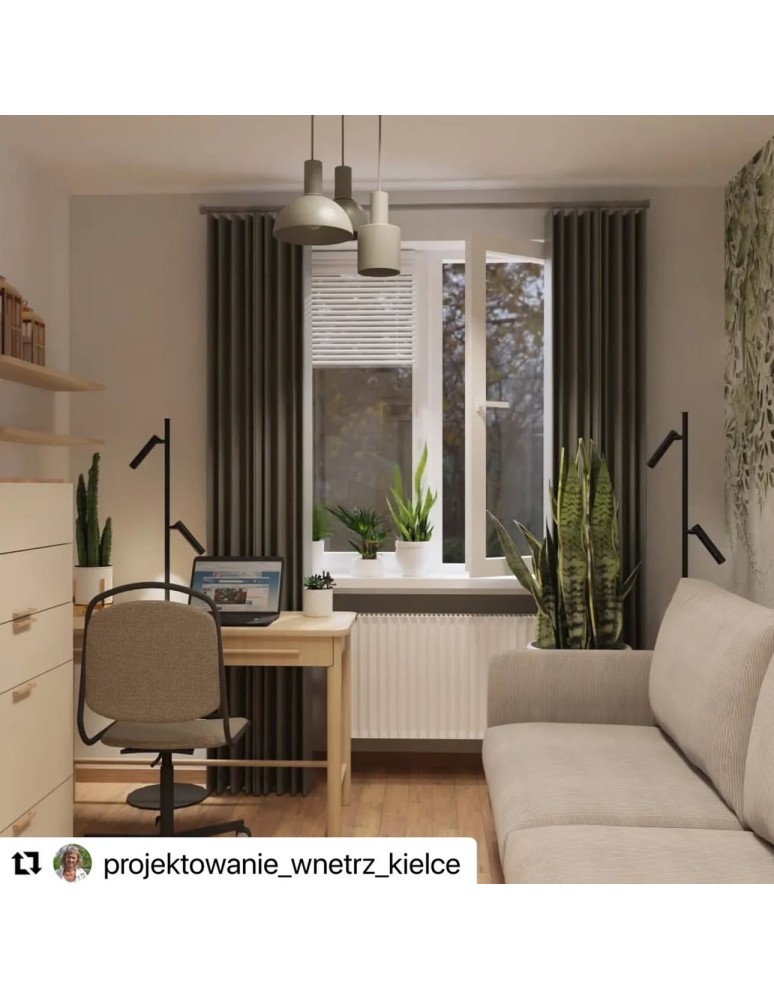 Argon SINES lampa wisząca 3 pł. na okrągłej podsufitce 3x15W (max) szałwia struktura elementy mosiądzowane 1470