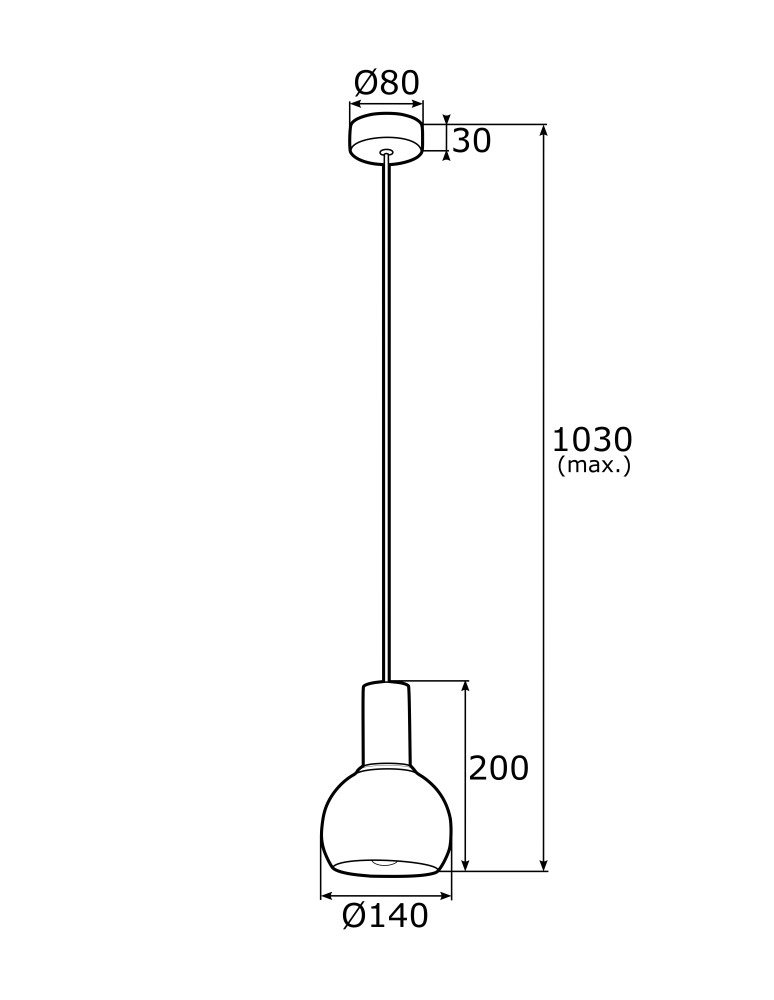 Argon SINES lampa wisząca 3 pł. na okrągłej podsufitce 3x15W (max) szałwia struktura elementy mosiądzowane 1470