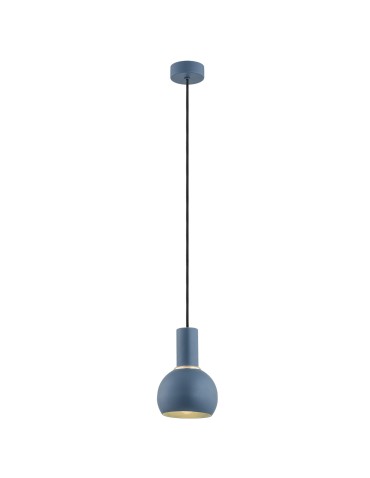 Argon SINES pendant lamp 1 pł. 1x15W (max) navy blue structure brass elements 4216